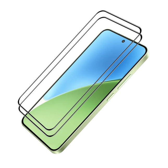 2pcs ENKAY Hat-Prince Full Glue High Aluminum-silicon Tempered Glass Film, For Xiaomi Poco M8 Power 5G, For Xiaomi Poco F9 Pro 5G, For Redmi Note 17 4G Global 171mm, For Redmi A7 4G 171.8mm, For Redmi 17C 4G, For Redmi Note 15 Pro 5G Global 163.6mm    ...