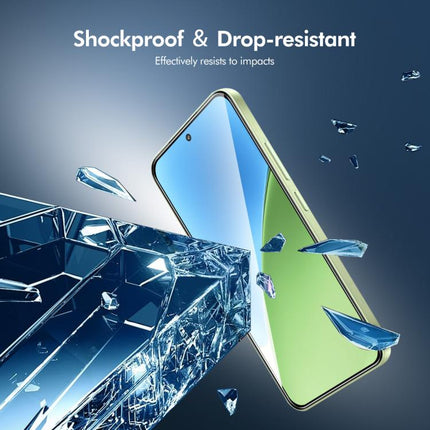 2pcs ENKAY Hat-Prince Full Glue High Aluminum-silicon Tempered Glass Film, For Xiaomi Poco M8 Power 5G, For Xiaomi Poco F9 Pro 5G, For Redmi Note 17 4G Global 171mm, For Redmi A7 4G 171.8mm, For Redmi 17C 4G, For Redmi Note 15 Pro 5G Global 163.6mm    ...