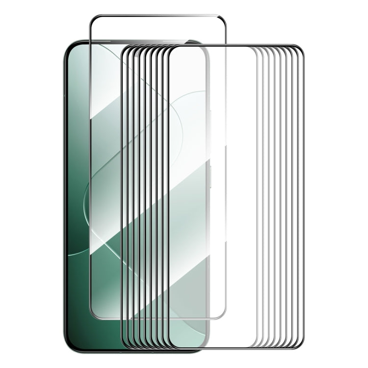 10pcs ENKAY Hat-Prince Full Glue High Aluminum-silicon Tempered Glass Film, For Redmi 15C Global 171.5mm / Poco C85, For Redmi 13X, For Redmi Note 14S 4G, For Redmi Turbo 4, For Xiaomi Poco X7 Pro, For Redmi Note 14 4G 163.25mm, For Redmi A4 5G��������...