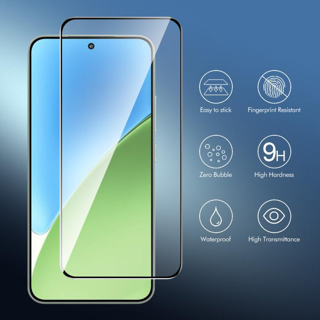 10pcs ENKAY Hat-Prince Full Glue High Aluminum-silicon Tempered Glass Film, For Xiaomi Poco M8 Power 5G, For Xiaomi Poco F9 Pro 5G, For Redmi Note 17 4G Global 171mm, For Redmi A7 4G 171.8mm, For Redmi 17C 4G, For Redmi 15a 5G                          ...