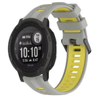 For Garmin Instinct 2 Solar / Grey+Yellow