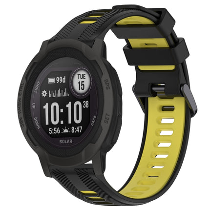 Sports Two-Color Silicone Watch Band, For Garmin Instinct 2 Solar, For Garmin Instinct 2