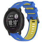 For Garmin Instinct 2 / Blue+Yellow