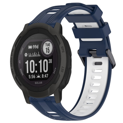 Sports Two-Color Silicone Watch Band, For Garmin Instinct 2 Solar, For Garmin Instinct 2