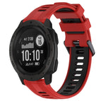 For Garmin Instinct / Red+Black