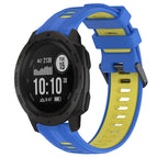 For Garmin Instinct / Blue+Yellow