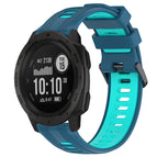 For Garmin Instinct / Blue+Teal