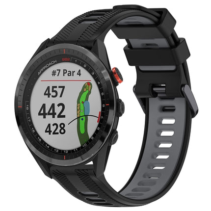 Sports Two-Color Silicone Watch Band, For Garmin Approach S62, For Garmin Fenix 6 Pro