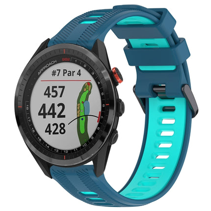 Sports Two-Color Silicone Watch Band, For Garmin Approach S62, For Garmin Fenix 6 Pro
