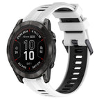 For Garmin Fenix 7 Pro / White+Black