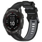 For Garmin Fenix 7 Pro / Black+Grey