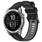 For Garmin Fenix 7 / Black+Grey