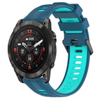 For Garmin EPIX Pro 47mm / Blue+Teal