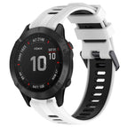 For Garmin Fenix 6 Pro / White+Black