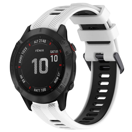 Sports Two-Color Silicone Watch Band, For Garmin Approach S62, For Garmin Fenix 6 Pro