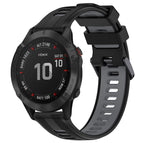 For Garmin Fenix 6 Pro / Black+Grey