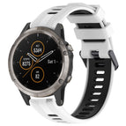 For Garmin Fenix 5 Plus / White+Black