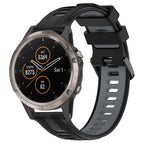 For Garmin Fenix 5 Plus / Black+Grey