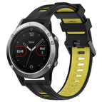 For Garmin Fenix 5 / Black+Yellow