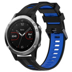 For Garmin Fenix 5 / Black+Blue