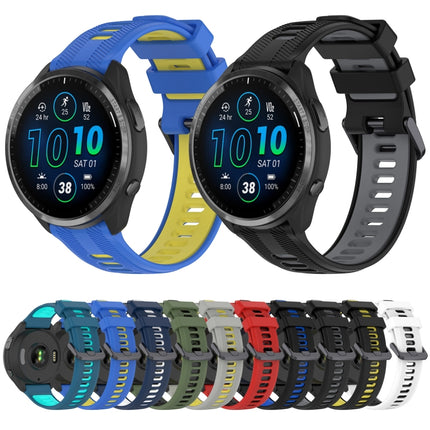 Sports Two-Color Silicone Watch Band, For Garmin Approach S62, For Garmin Fenix 6 Pro