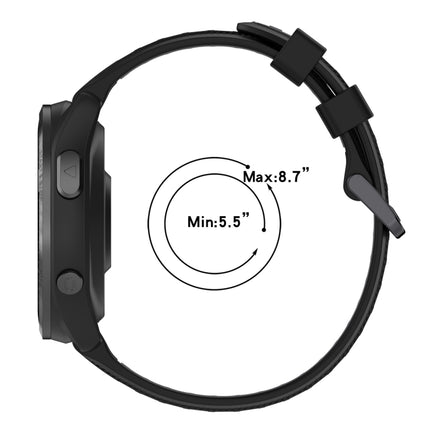 Sports Two-Color Silicone Watch Band, For Garmin Approach S62, For Garmin Fenix 6 Pro