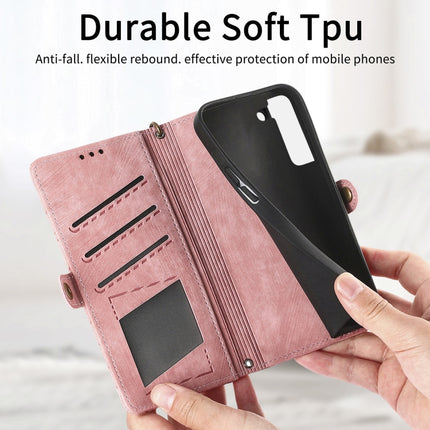 Geometric Zipper Wallet Side Buckle Leather Phone Case, For Samsung Galaxy Note20, For Samsung Galaxy A21S, For Samsung Galaxy A51 5G, For Samsung Galaxy S20 Ultra