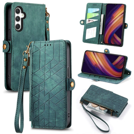 Geometric Zipper Wallet Side Buckle Leather Phone Case, Samsung Galaxy A05s, For Samsung Galaxy A25 5G, For Samsung Galaxy S23 FE 5G, For Samsung Galaxy A24 4G
