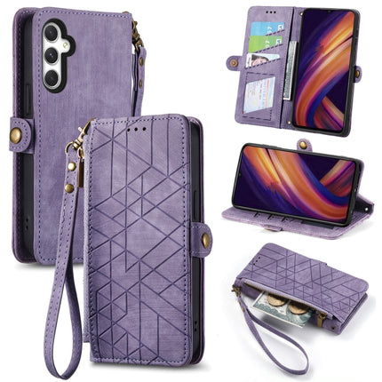 Geometric Zipper Wallet Side Buckle Leather Phone Case, Samsung Galaxy A05s, For Samsung Galaxy A25 5G, For Samsung Galaxy S23 FE 5G, For Samsung Galaxy A24 4G