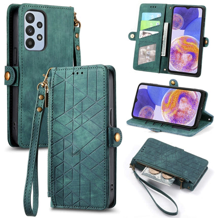 Geometric Zipper Wallet Side Buckle Leather Phone Case, For Samsung Galaxy A23 5G, For Samsung Galaxy A14 4G, For Samsung Galaxy A24 5G, For Samsung Galaxy A34 5G