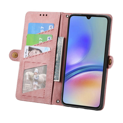 Geometric Zipper Wallet Side Buckle Leather Phone Case, Samsung Galaxy A05s, For Samsung Galaxy A25 5G, For Samsung Galaxy S23 FE 5G, For Samsung Galaxy A24 4G