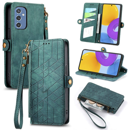 Geometric Zipper Wallet Side Buckle Leather Phone Case, For Samsung Galaxy A13 4G, For Samsung Galaxy M52 5G, For Samsung Galaxy S22 Ultra 5G, For Samsung Galaxy S22+ 5G