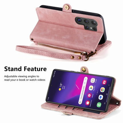 Geometric Zipper Wallet Side Buckle Leather Phone Case, For Samsung Galaxy S25 Ultra 5G, For Samsung Galaxy C55, For Samsung Galaxy M55, For Samsung Galaxy A55 5G