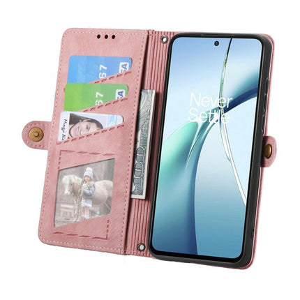 Geometric Zipper Wallet Side Buckle Leather Phone Case, For Samsung Galaxy S26 Edge 5G, For Samsung Galaxy A57 5G, For Samsung Galaxy A37 5G, For Samsung Galaxy S25 Edge 5G