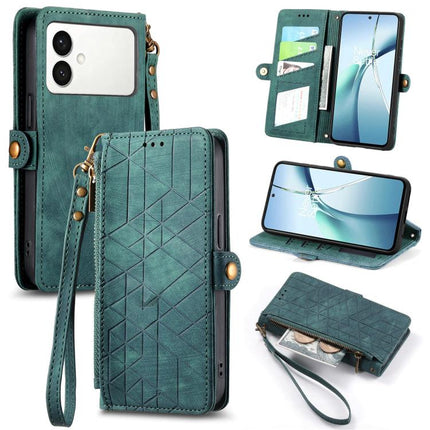 Geometric Zipper Wallet Side Buckle Leather Phone Case, For Samsung Galaxy S26 Edge 5G, For Samsung Galaxy A57 5G, For Samsung Galaxy A37 5G, For Samsung Galaxy S25 Edge 5G