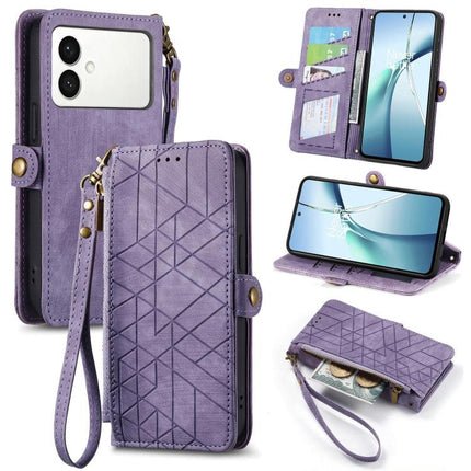 Geometric Zipper Wallet Side Buckle Leather Phone Case, For Samsung Galaxy S26 Edge 5G, For Samsung Galaxy A57 5G, For Samsung Galaxy A37 5G, For Samsung Galaxy S25 Edge 5G