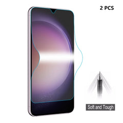 2pcs ENKAY Hat-Prince Full Glue Coverage Soft Explosion-proof Hydrogel Film, For Samsung Galaxy A26, For Samsung Galaxy S25 Ultra, For Samsung Galaxy A06 4G, For Samsung Galaxy S24 FE 5G, For Samsung Galaxy A36 5G / A56 5G, For Samsung Galaxy A16 4G / ...