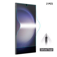 2pcs ENKAY Hat-Prince Full Glue Coverage Soft Explosion-proof Hydrogel Film, For Samsung Galaxy A26, For Samsung Galaxy S25 Ultra, For Samsung Galaxy A06 4G, For Samsung Galaxy S24 FE 5G, For Samsung Galaxy A36 5G / A56 5G, For Samsung Galaxy A16 4G / ...
