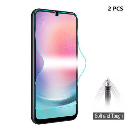 2pcs ENKAY Hat-Prince Full Glue Coverage Soft Explosion-proof Hydrogel Film, For Samsung Galaxy A07, For Samsung Galaxy A17, For Samsung Galaxy M56, For Samsung Galaxy F16 / M16, For Samsung Galaxy F06 / M06, For Samsung Galaxy A36 5G / A56 5G���������...