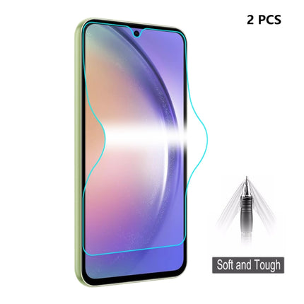 2pcs ENKAY Hat-Prince Full Glue Coverage Soft Explosion-proof Hydrogel Film, For Samsung Galaxy A07, For Samsung Galaxy A17, For Samsung Galaxy M56, For Samsung Galaxy F16 / M16, For Samsung Galaxy F06 / M06, For Samsung Galaxy A36 5G / A56 5G���������...