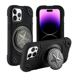 Shield PC Hybrid Silicone Phone Case, For iPhone 14, For iPhone 14 Pro Max, For iPhone 13 Pro Max