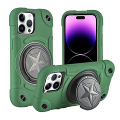 Shield PC Hybrid Silicone Phone Case, For iPhone 14, For iPhone 14 Pro Max, For iPhone 13 Pro Max