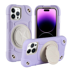 Shield PC Hybrid Silicone Phone Case, For iPhone 14, For iPhone 14 Pro Max, For iPhone 13 Pro Max