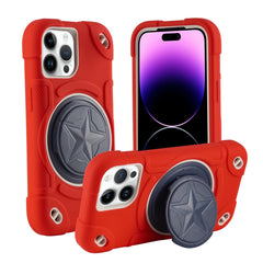 Shield PC Hybrid Silicone Phone Case, For iPhone 14, For iPhone 14 Pro Max, For iPhone 13 Pro Max