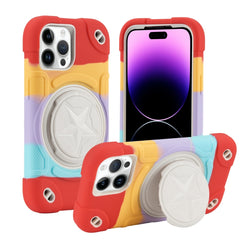 Shield PC Hybrid Silicone Phone Case, For iPhone 14, For iPhone 14 Pro Max, For iPhone 13 Pro Max