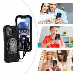 Shield PC Hybrid Silicone Phone Case, For iPhone 14, For iPhone 14 Pro Max, For iPhone 13 Pro Max