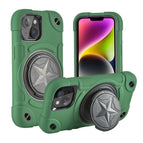 For iPhone 14 / Dark Green+Black