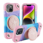 For iPhone 14 / Camouflag  Pink