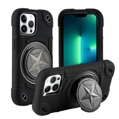 Shield PC Hybrid Silicone Phone Case, For iPhone 14, For iPhone 14 Pro Max, For iPhone 13 Pro Max