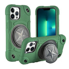 For iPhone 13 Pro Max / Dark Green+Black